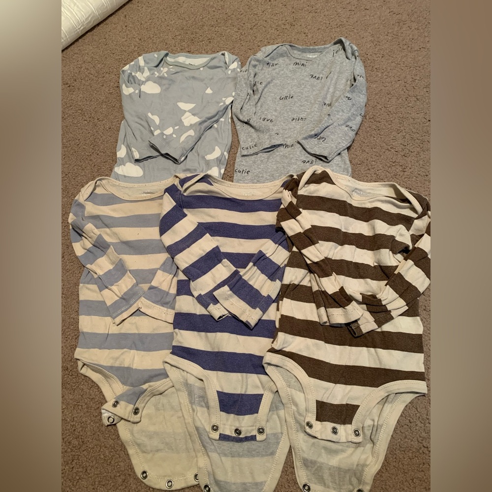 Carter's Striped and Patterned Onesies